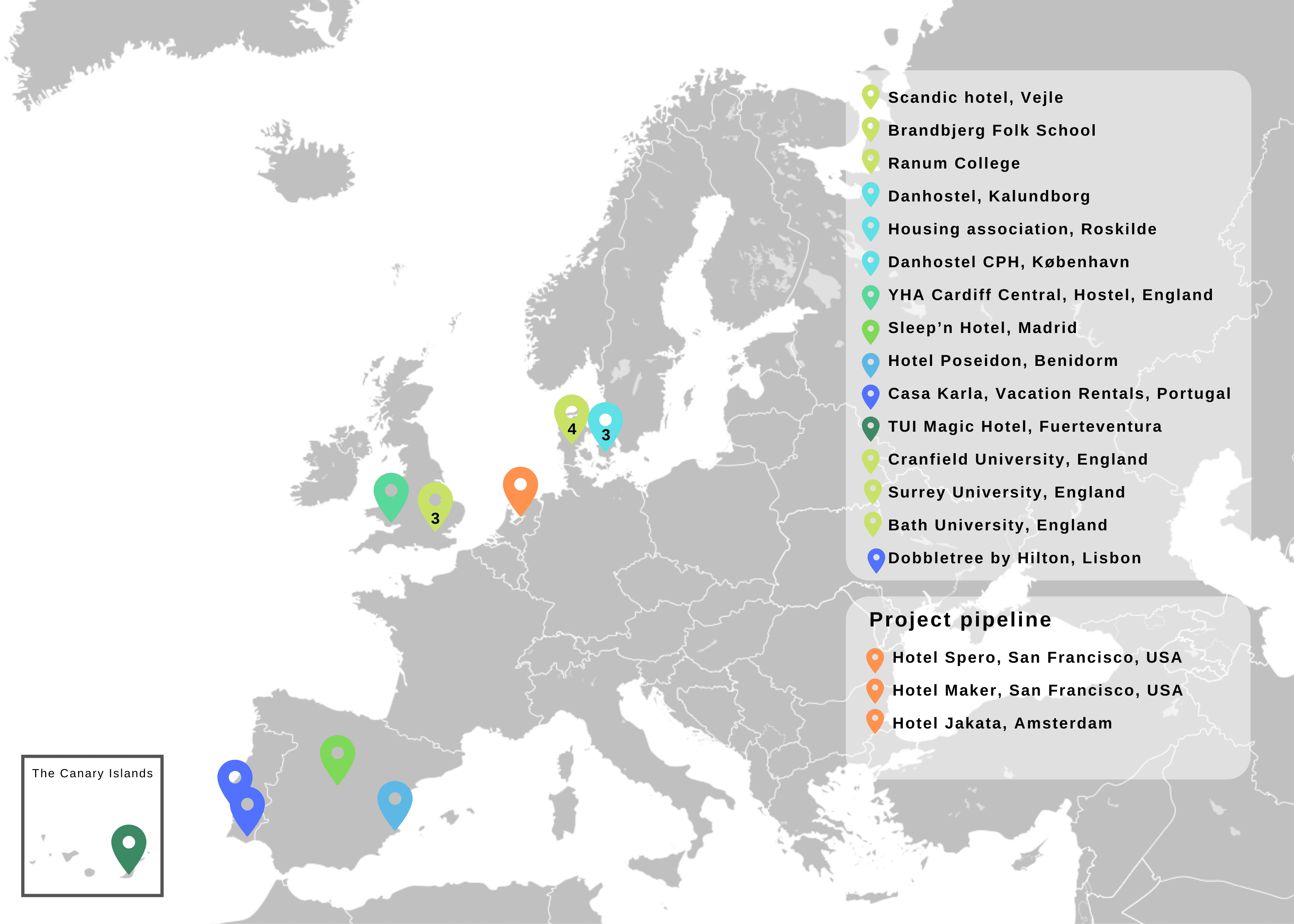 Hotel map - Aguardio